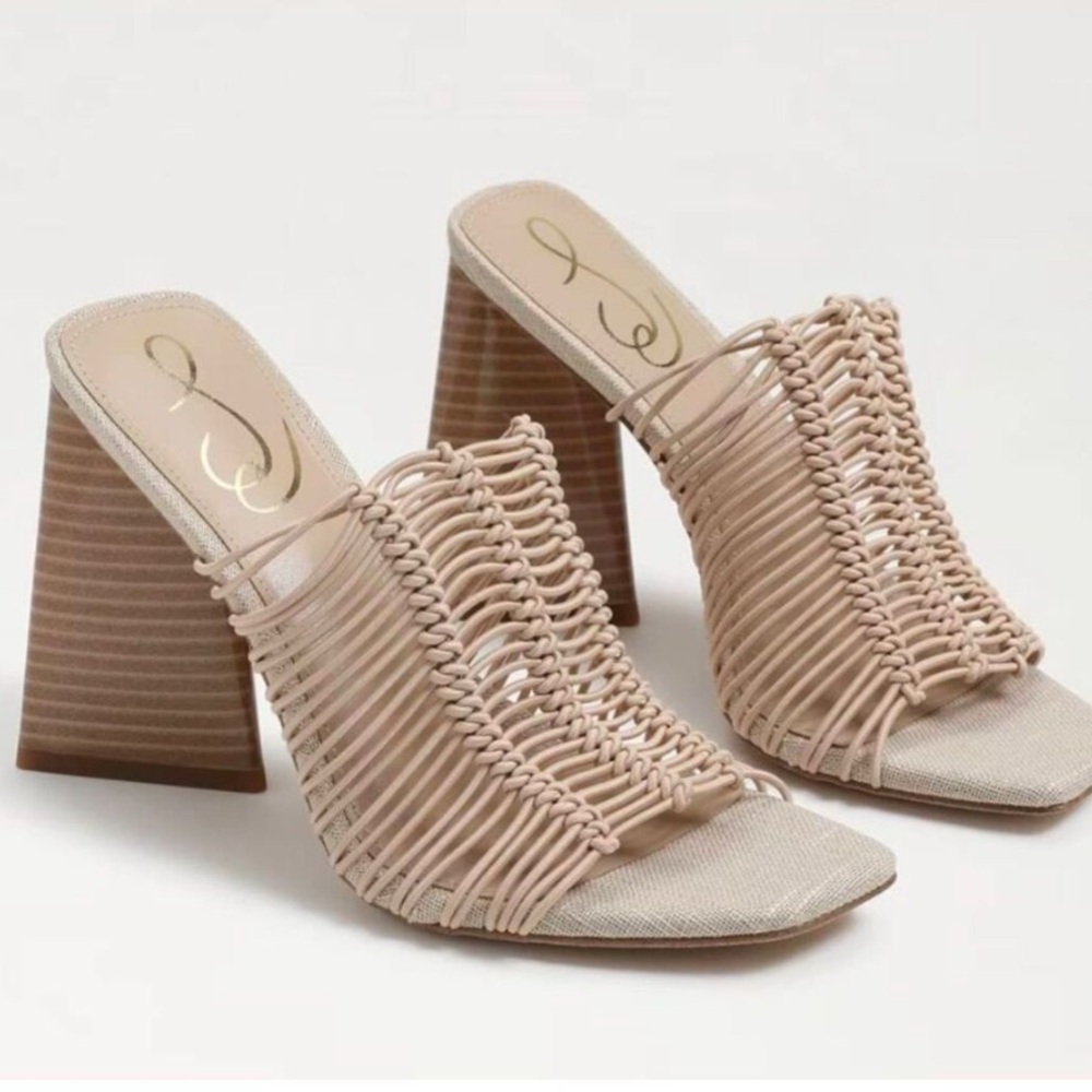 Sam Edelman Laurette Block Heel Sandals - Size 9.5
